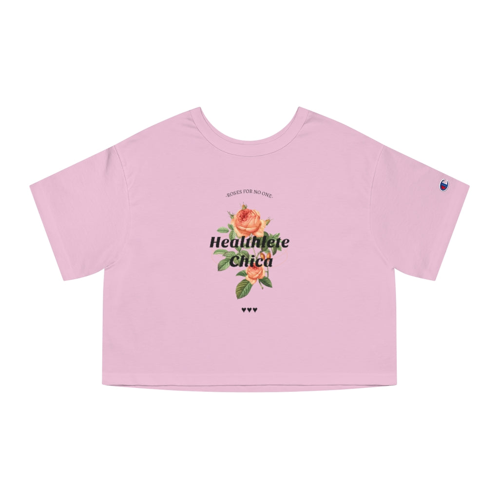 HEALTHLETE ROSE X CHAMPION CROPPED T