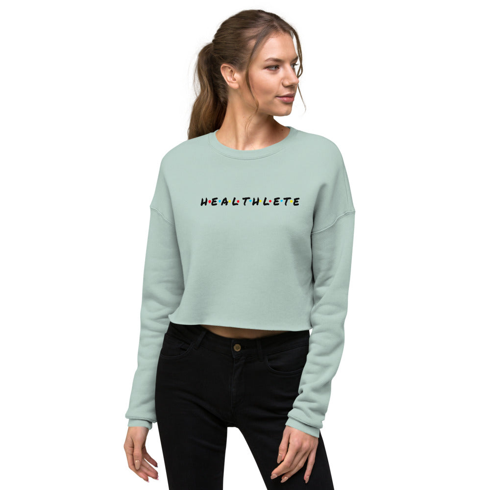 HEALTHFRIENDS CROPPED SWEATSHIRT