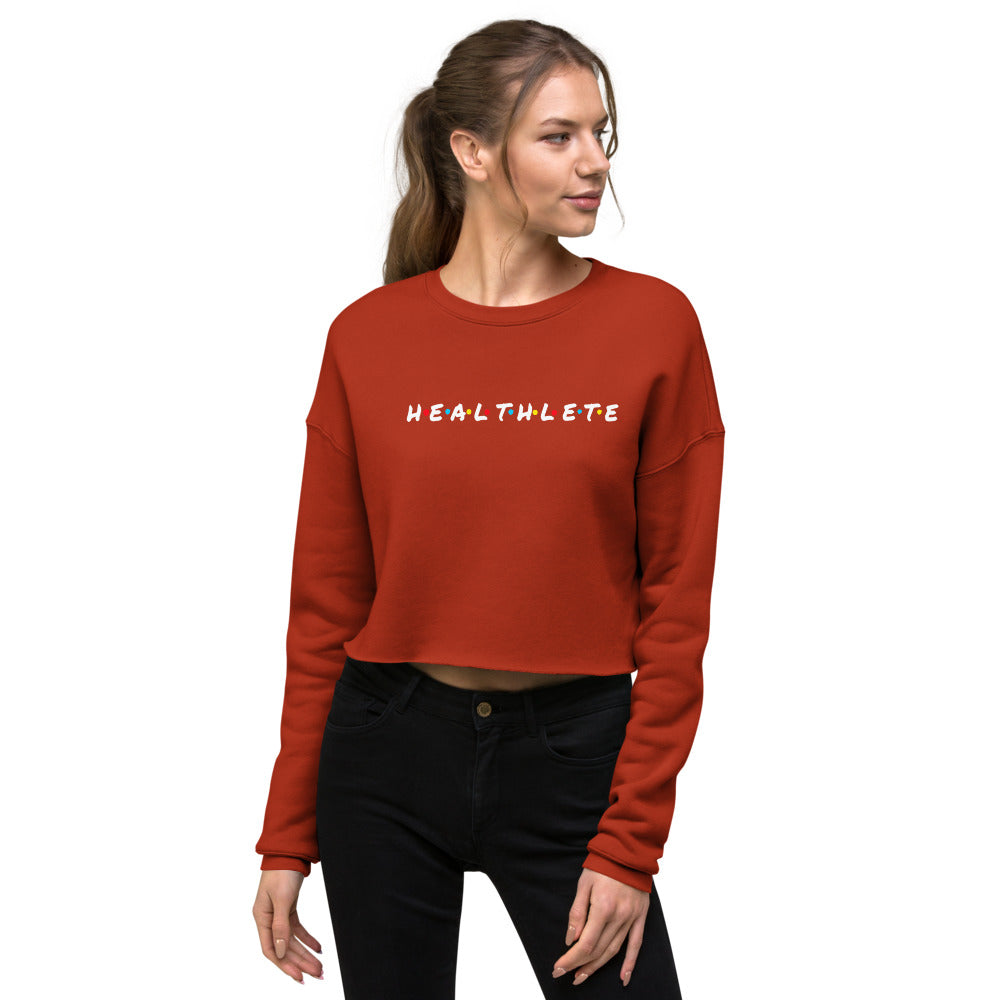 HEALTHFRIENDS CROPPED SWEATSHIRT