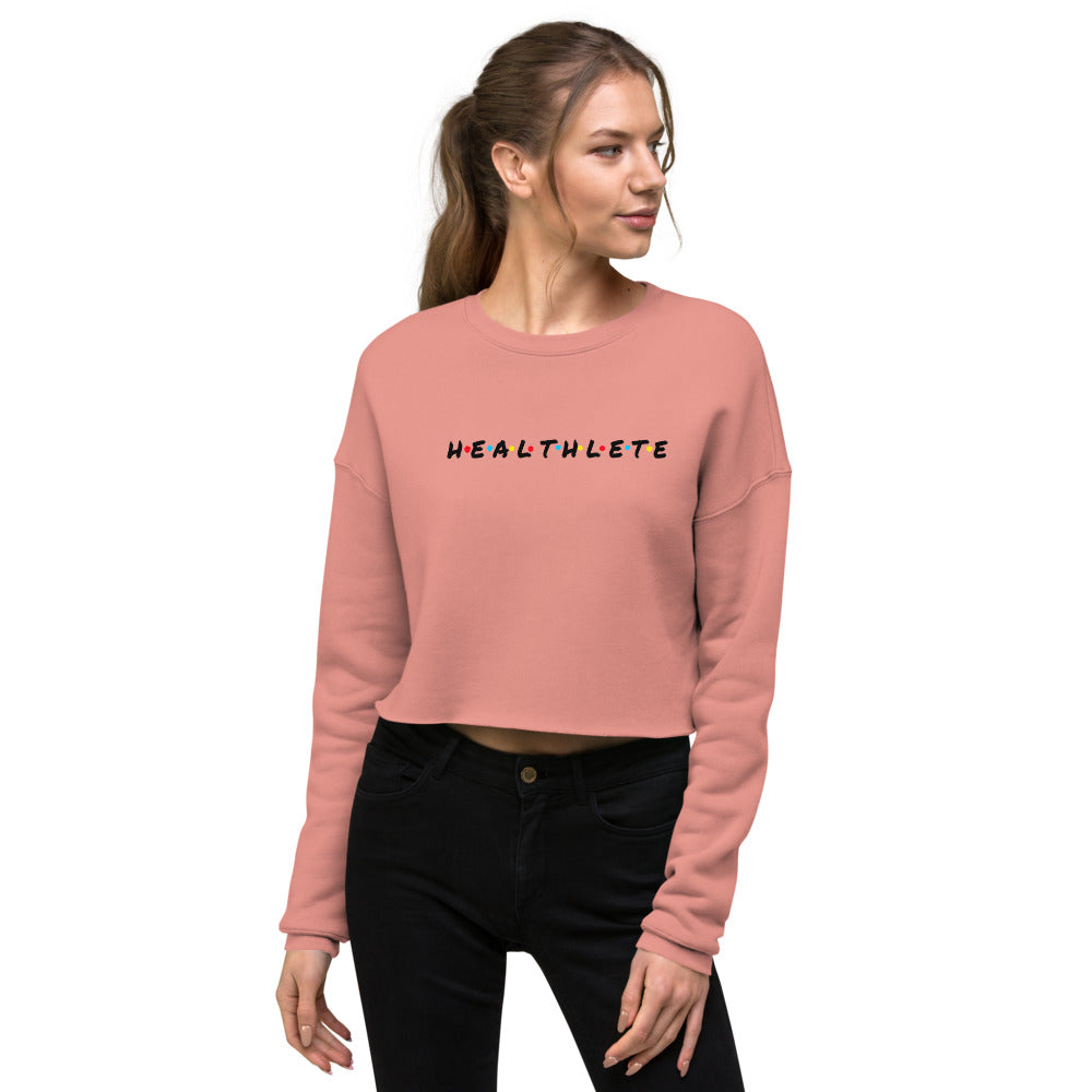 HEALTHFRIENDS CROPPED SWEATSHIRT