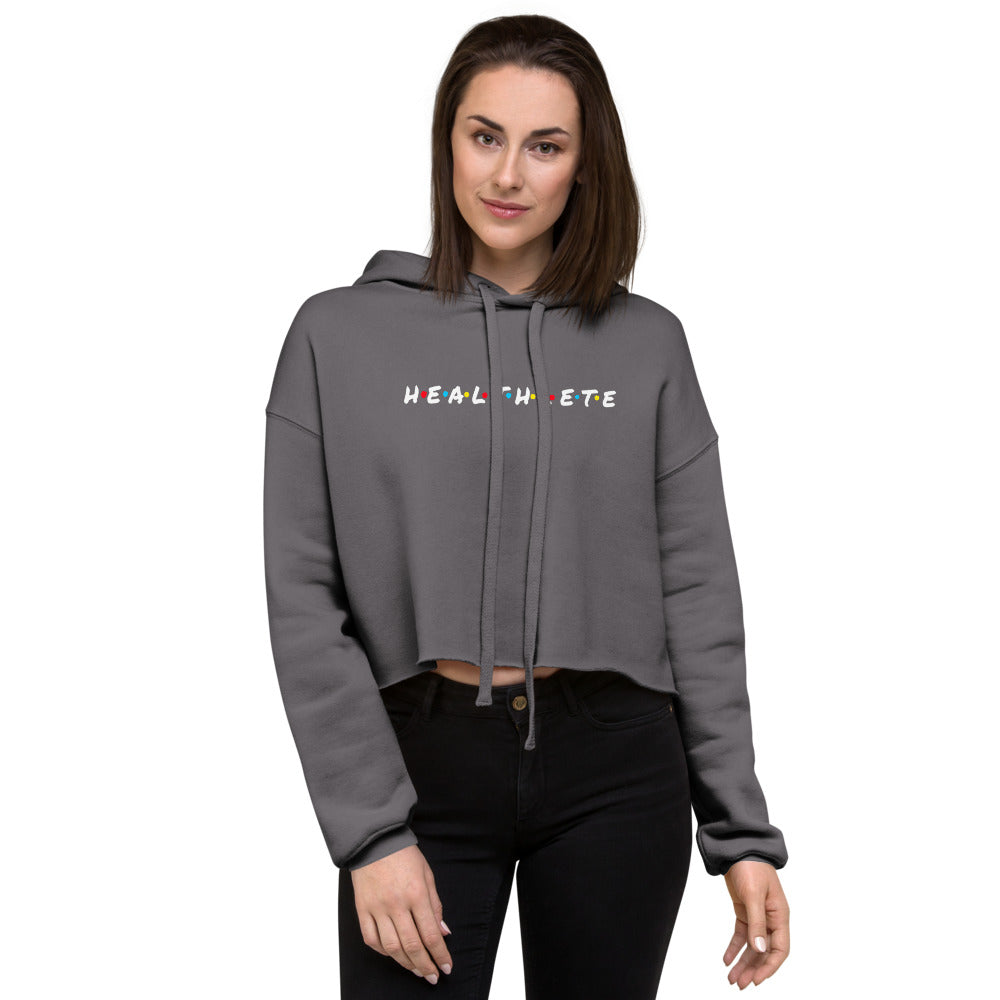 HEALTHFRIENDS CROPPED HOODIE