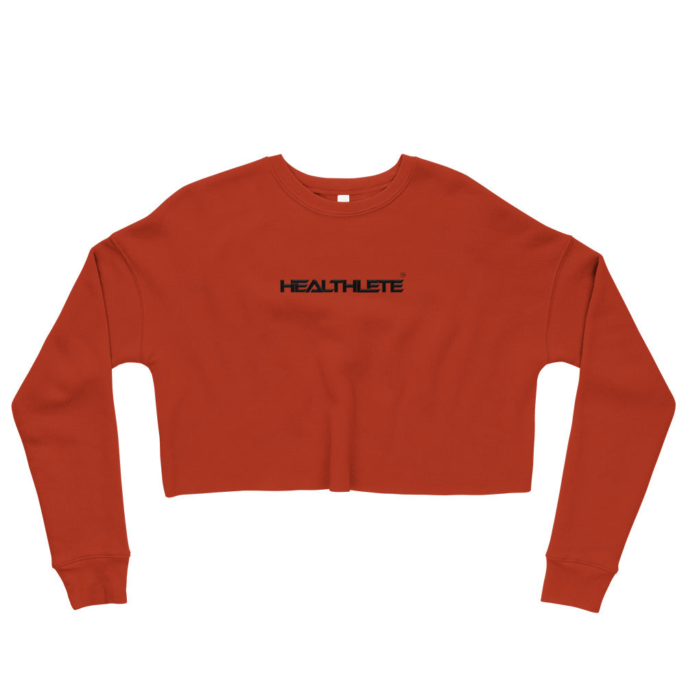 BRICK CROPPED SWEATSHIRT