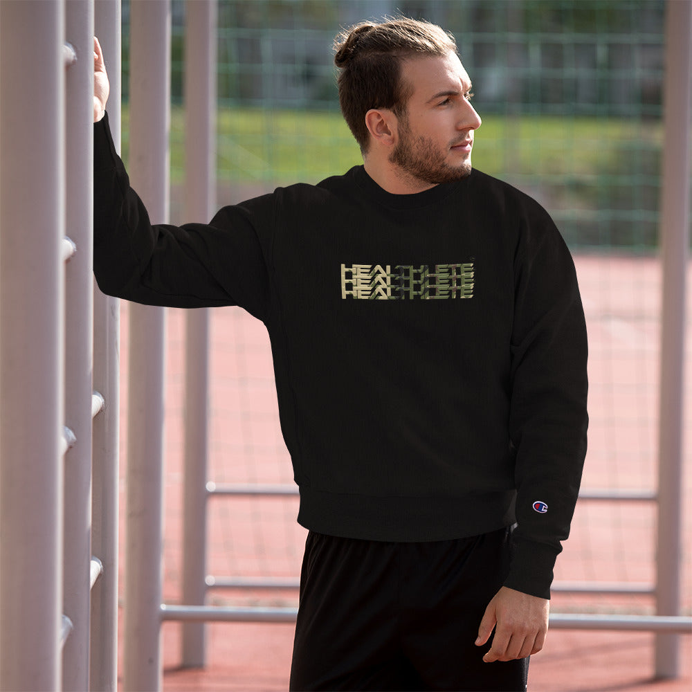 SEEING TRIPLE HEALTHLETE X CHAMPION SWEATSHIRT