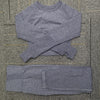 COOL GREY CROP SET