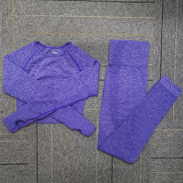 VIOLET CROP SET