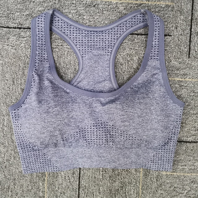 COOL GRAY SPORTS BRA